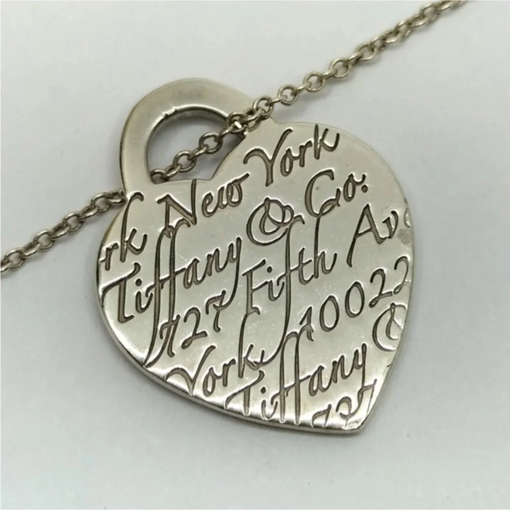 Tiffany & Co Heart Notes Necklace - Picture 7 of 9